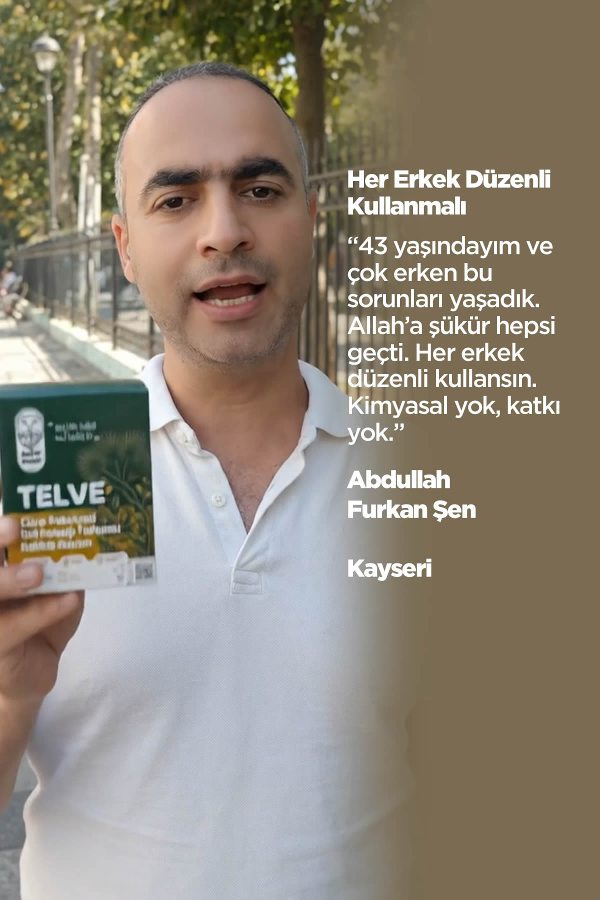 Telve - 15'li Şaset - %100 Doğal İçerik